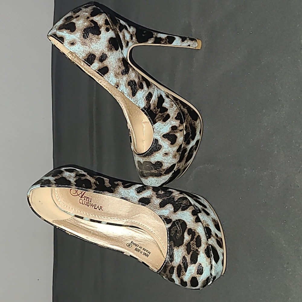 Sexy Leopard Heels Ami Clubwear pumps